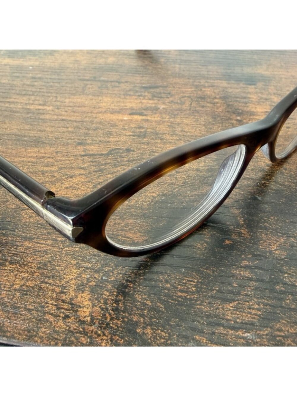 Prada Cat Eye Oval Brown Tortoise Women's RX Eyeglasses VPR 18P - Picture 14 of 15